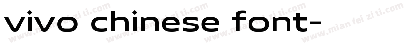 vivo chinese font字体转换